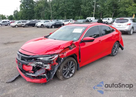 2020 Honda Civic Ex-L из США, поврежденный, VIN 2HGFC1F77LH680220